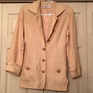 Vintage Barrie Pace 100% Silk Blazer